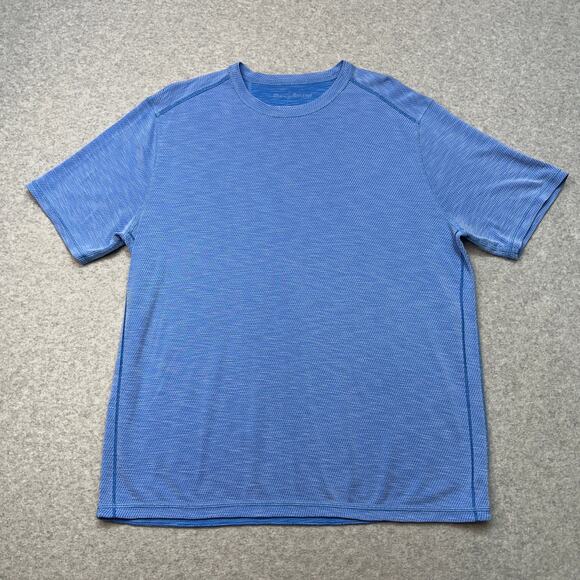 Tommy Bahama Flip Sky IslandZone TShirt SZ L ST225661 Pullover Short Sleeve Blue - Picture 1 of 9
